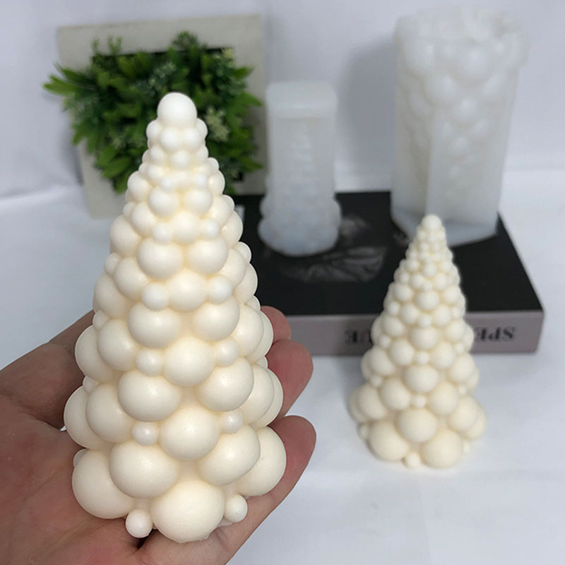 Candle Making Kit - 3D Bubble Christmas Tree stampo per