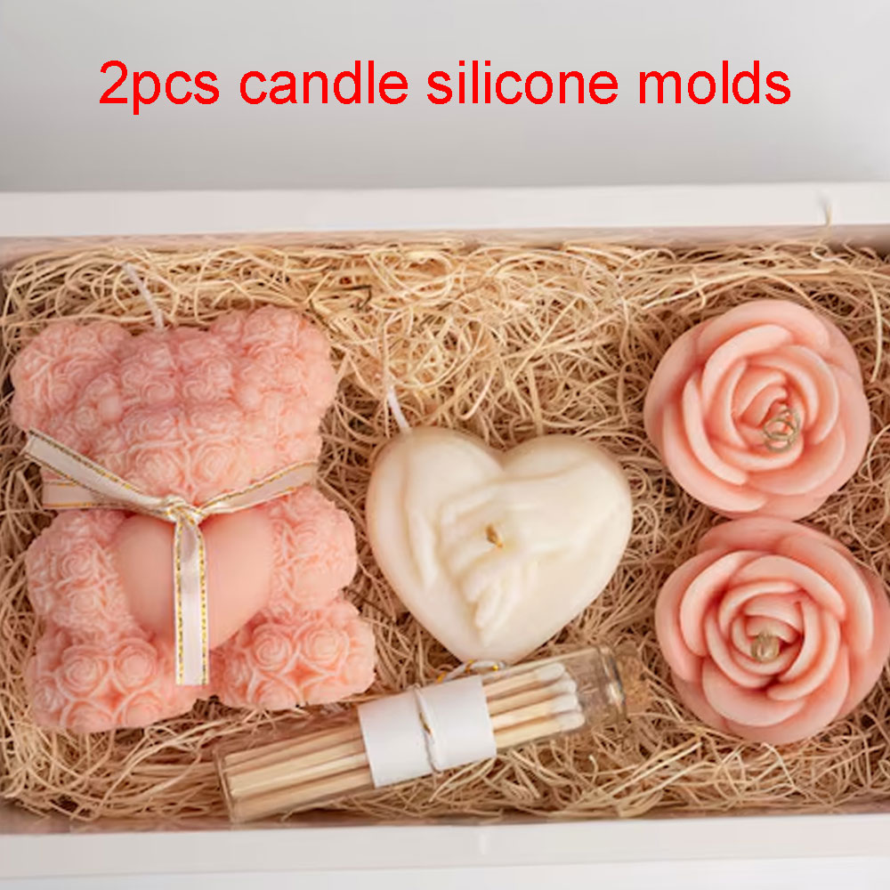 Candle Making Kit - Stampi per candele in silicone con